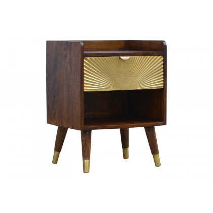 Artisan Manila Gold Bedside - 1 Drawer
