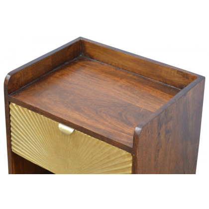 Artisan Manila Gold Bedside - 1 Drawer