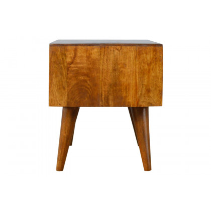 Artisan - Sliding Brass Inlay Media Unit