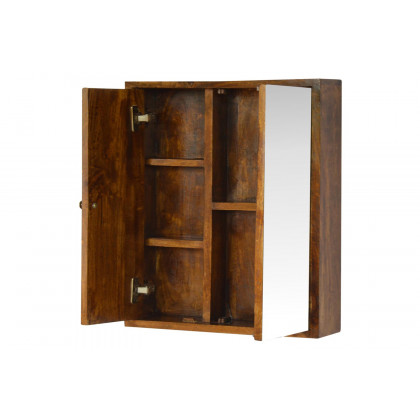 Artisan - Sliding Brass Inlay Wall Mirror Cabinet