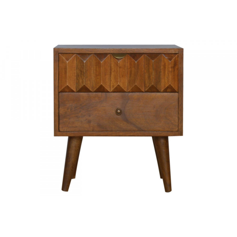 Artisan Prism Bedside - Chestnut