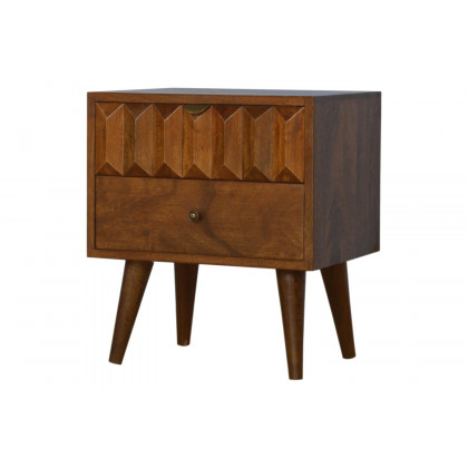 Artisan Prism Bedside - Chestnut
