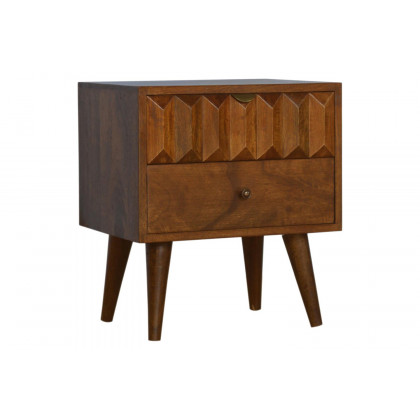 Artisan Prism Bedside - Chestnut