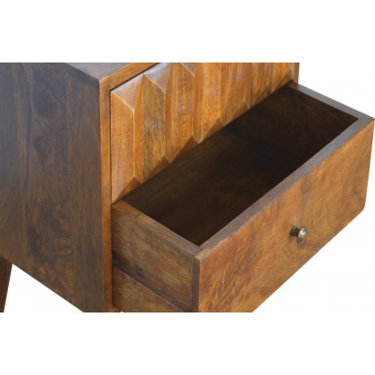 Artisan Prism Bedside - Chestnut