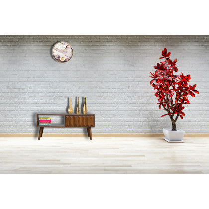 Artisan - Prism Sliding Door Media Unit in Chestnut