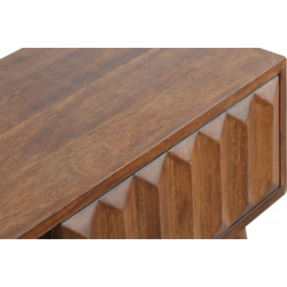 Artisan - Prism Sliding Door Media Unit in Chestnut