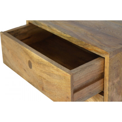 Artisan - Oak-ish Wall Mounted Bedside