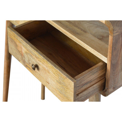 Artisan Curved Console Table - Oak-ish