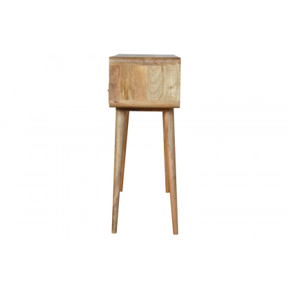 Artisan Curved Console Table - Oak-ish