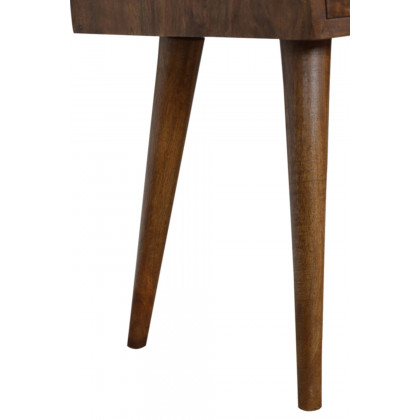 Artisan - Mini Geometric Brass Inlay Bedside