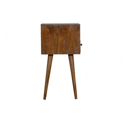 Artisan - Mini Geometric Brass Inlay Bedside