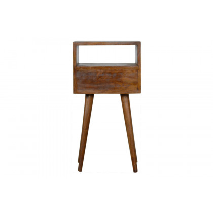 Artisan - Mini Geometric Brass Inlay Bedside