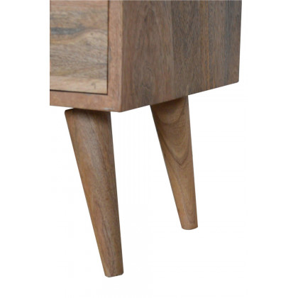 Artisan Mixed Bedside - Oak-ish