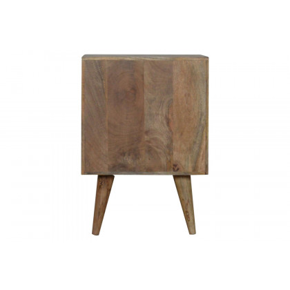 Artisan Mixed Bedside - Oak-ish