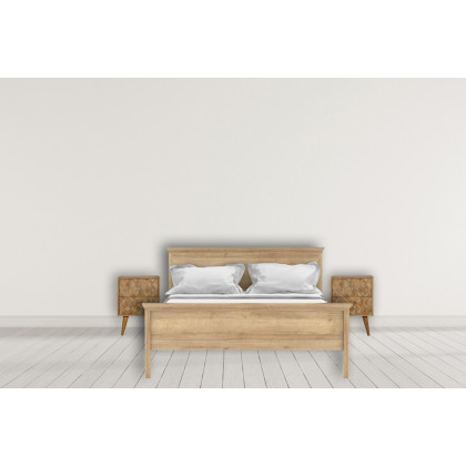Artisan Assorted Bedside - Oak-ish
