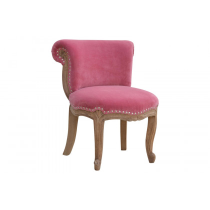 Artisan Studded Chair - Velvet, Pink