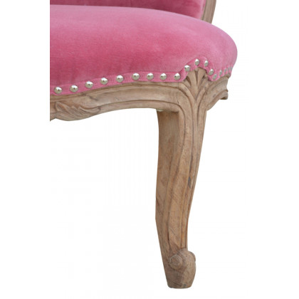 Artisan Studded Chair - Velvet, Pink