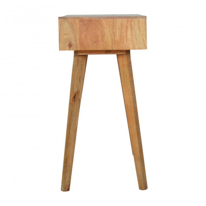 Artisan - Line Carved Writing Desk in Gray