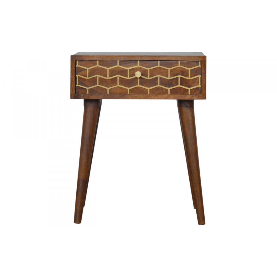 Artisan Gold Art Pattern Bedside