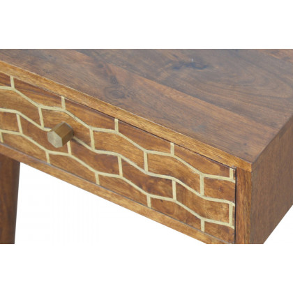 Artisan Gold Art Pattern Bedside