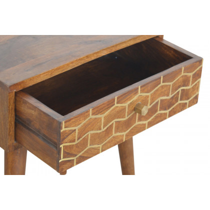 Artisan Gold Art Pattern Bedside