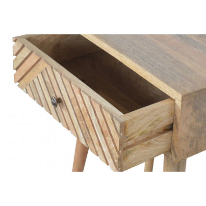 Artisan - Lille Bedside in Oak-ish, 1 Drawer