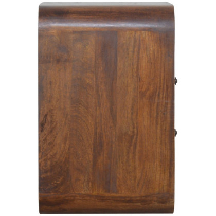 Artisan - Chestnut Curve 2 Drawer Nightstand