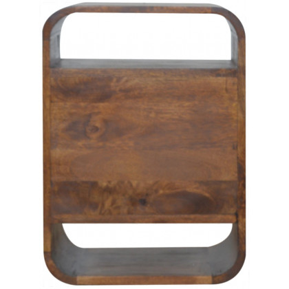 Artisan - Chestnut Curve 2 Drawer Nightstand
