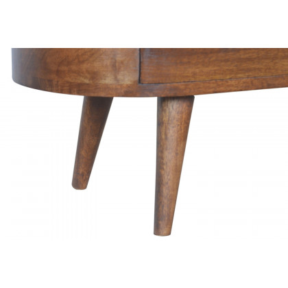 Artisan Rounded Entertainment Unit - Chestnut