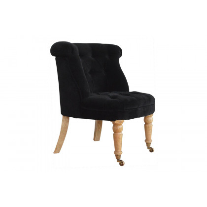Artisan Accent Chair - Black, Velvet