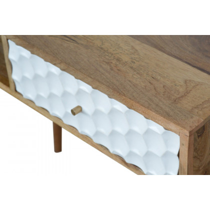 Artisan - Honeycomb Carved Writing Desk