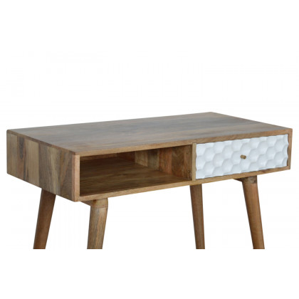 Artisan - Honeycomb Carved Writing Desk