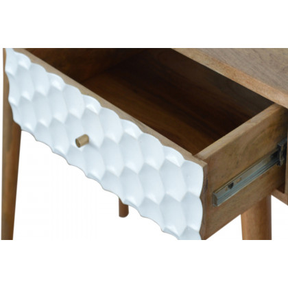 Artisan - Honeycomb Carved Writing Desk