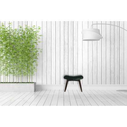 Artisan Curved Bench - Emerald Green, Velvet