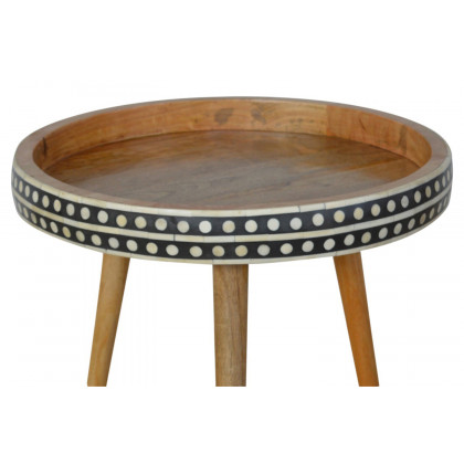 Artisan - Patterned Nordic Style End Table