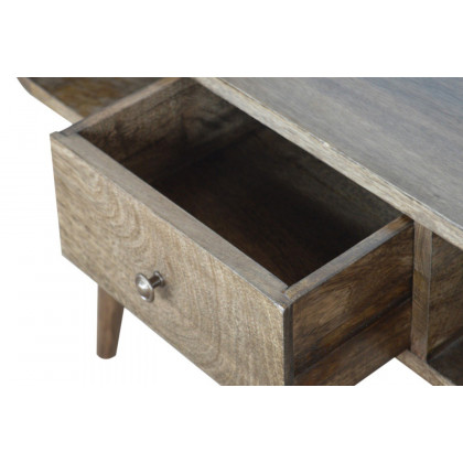 Artisan Curved Coffee Table - Gray Washed