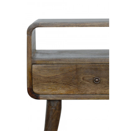 Artisan Curved Console Table - Gray Washed