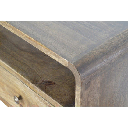 Artisan Curved Console Table - Gray Washed