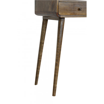 Artisan Curved Console Table - Gray Washed