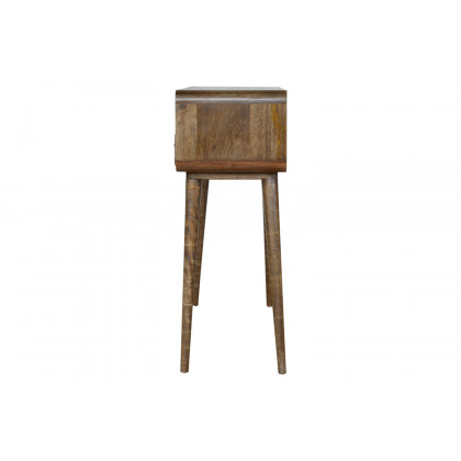 Artisan Curved Console Table - Gray Washed