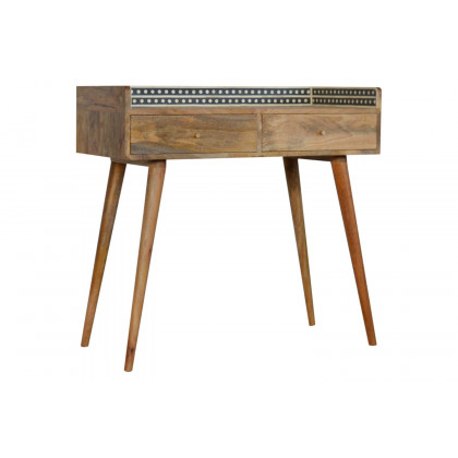 Artisan - Bone Inlay Gallery Back Console Table