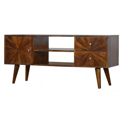 Artisan Sunrise Entertainment Unit - Chestnut