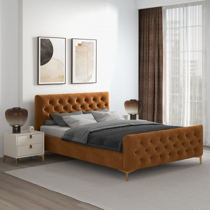 Ashcroft - Bailey Velvet Bed
