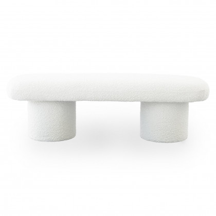 Ashcroft - Randolph Ivory Boucle Bench