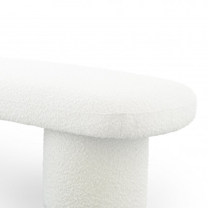 Ashcroft - Randolph Ivory Boucle Bench