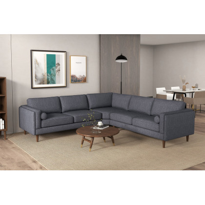 Ashcroft Amber Corner Sectional Sofa - Gray
