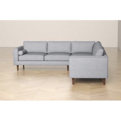 Ashcroft Amber Corner Sectional Sofa - Light Gray