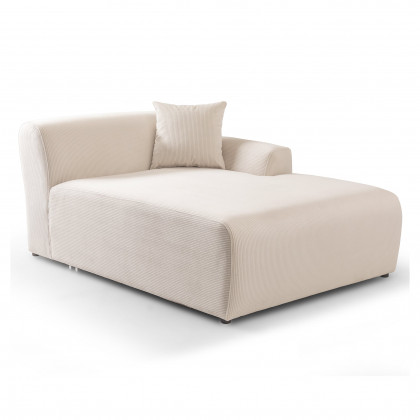 Ashcroft - Mar U-Shape Corner Sofa - Cream Corduroy