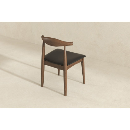 Ashcroft Destiny PU Dining Chairs (Set Of 2) - Black
