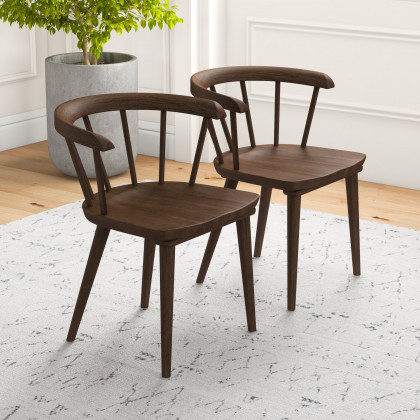 Ashcroft - Kingsley Dining Chair (Set Of 2) in Brown